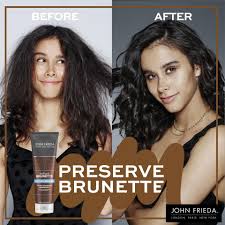 Find The Right John Frieda Hair Care For Every Hair Type Choose From Frizz Ease To Control Frizz Tame Flyaway Video New Hair Look John Frieda John Frieda Brunette