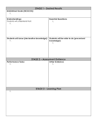 Backward Design Template Lesson Plan Templates Lesson Plan Book Templates How To Plan