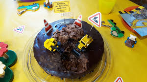 Baustellen Kuchen Kindergeburtstag Kinderparty Kinder Party Kuchen Kindergeburtstag