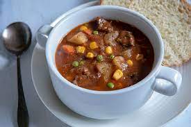 You can try crock pot steak and potatoes beef stew recipe. Round Steak Beef Stew Barbara Bakes