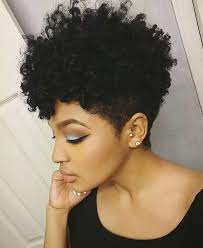 Short Afro Hairstyles For Women Afrohairstylesforwomen Short Curly Wigs Tapered Natural Hair Natural Hair Styles