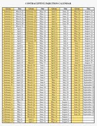 Create Your Depo Injection Due Date In 2020 Calendar Printables 2018 Calendar Template Calendar Template