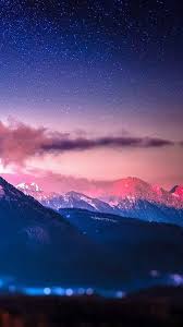 Snowy Mountain Iphone Stars Wallpaper 2021 Live Wallpaper Hd Baby Pink Wallpaper Iphone Pink Wallpaper Iphone Tilt Shift