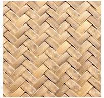 Traditional Design Rattan Woven Ceiling Synthetic Woven Plastic Bamboo Mat  Outdoor Ceiling Waterproof for House