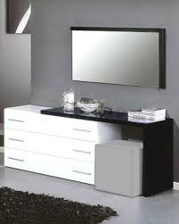Modern Dresser Mirror In Black White Finish Made In Italy 44b5114bw Shop for modern dressers + armoires and the best in modern lighting.
