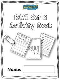 Rwi Set 2 Activity Book Phonics Books Flashcards Phonics