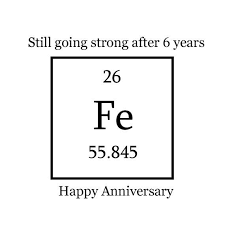 Iron Anniversary Card Six Year Anniversary 6 Year Anniversary Happy 6 Years 6 Year Wedding Anniversary 6 Year Iron Anniversary Iron Anniversary Greeting Cards Iron Anniversary Gifts Anniversary Greetings
