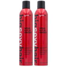 This big get layered hairspray from sexy hair contains citric acid which helps to prevent and treat acne. Sexy Hair Big Sexy Hair Spray Play Harder 2pk Target
