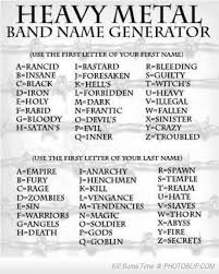 Rancid Angels I Like It Band Name Generator Heavy Metal Bands Metal Bands