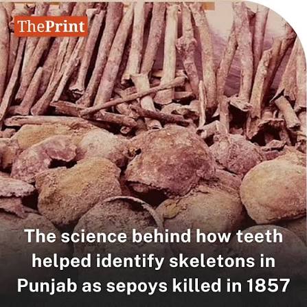 Researchers say the 160-year-old skeletons, excavated from an old well in Ajnala in Indian state of Punjab, belonged to residents of the Gangetic plain who were captured and executed by the British