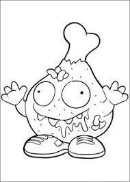 Free apple balloon pony frre coloring pages. 14 Grossery Gang Ideas Trash Pack Coloring Books Trash Pack Party