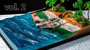 I was born in 1970 and started building models and dioramas in the 80s. Fantastic Ultra Realistic Diorama Star Wars Diorama The Battle Of Scarif Part 2 Youtube