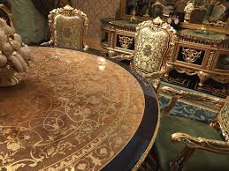 King Louis Collection Boulle Marquetry Work On Dining Table Top Dining Table Top Victorian Style Furniture Marquetry