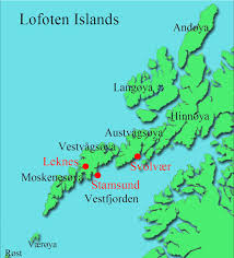 Vågan, vestvågøy, værøy, flakstad, moskenes og røst. Map Of Lofoten Islands Pedersen S Last Dream