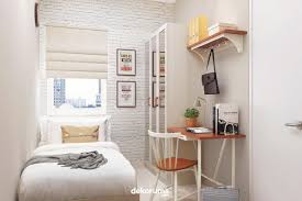 Selain itu jangan lupa untuk melihat beberapa inspirasi desain kamar tidur minimalis dengan ruangan sempit untuk mencari referensi yang dapat anda aplikasikan pada hunian. Desain Interior Kamar Tidur Sempit Sederhana Cek Bahan Bangunan