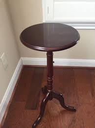 Bombay Company Wood Accent Table Plant Stand Cherry Mahogany 28 Tall Wood Accent Table Accent Table Table