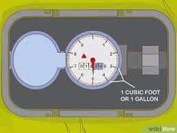 In this meter, the sweep hand is on 6.5, so the fixed zero is replaced by 6.5 gallons for actual use. How To Read A Water Meter 14 Steps With Pictures Wikihow