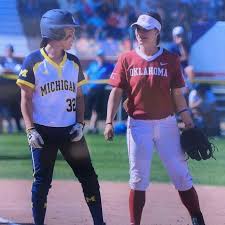 Kick off in style with university of oklahoma. Double Threat Oklahoma Softball Ncaa Softball Softball Season
