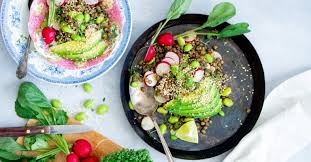 Lentil and couscous salad with mint. Plant Based Recipes Love My Salad