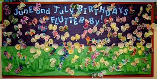 Birthday Bulletin Board Ideas For Office Printable June July 09 Birthday Board Birthday Bulletin Boards Birthday Bulletin Birthday Board