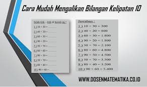 Maybe you would like to learn more about one of these? Cara Mudah Mengalikan Bilangan Kelipatan 10