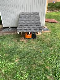 Diy Garage I Built A Garage For My Landroid Green Machine On The Side Of My Shed I Built The Frame Out Of 2x4 S That I Bought The Rest Was From Leftover