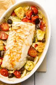 Christine Messer Kabeljau Mit Tomaten Und Oliven Fisch Zubereiten Rezepte Kabeljau Rezept