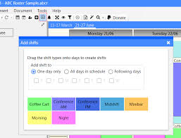 Single night shift at line 1 with saturday wasted sleeping. Https Www Abc Roster Com Files Abcroster 3 0 Manual Pdf