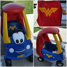 Wonder Woman Cozy Coupe Kit Vinyl Sticker And Tutorial Package Etsy Cozy Coupe Cozy Coupe Makeover Little Tykes Car