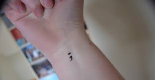 This article deals with the sensitive topic of suicide. The Moving Meaning Behind The Viral Semicolon Tattoo