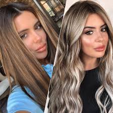 Blonde brown hair color idea for women. Kim Zolciak Biermann S Daughter Brielle Ditches Her Signature Blonde And Debuts New Dark Hair Color