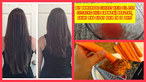 Carrot oil is one of the best oils for hair breakage, strengthening hair and boosting hair growth when mixed with the suggested complementary oils. Diy Homemade Carrot Hair Oil For Extreme Hair Growth Healthy Silky And Shiny Hair In 10 Days Youtube