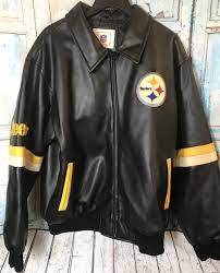 Vintage Pittsburgh Steelers Nfl Faux Leather Mens Xl Jacket Football Ebay Mens Jackets Mens Designer Fashion Jackets
