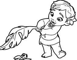 Baby ariel disney princess coloring pages. Moana Coloring Pages Coloring Pages For Kids And Adults