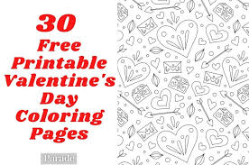 So print out free printable valentines day coloring pages online and give them to your child for some quick. 30 Valentine S Day Coloring Pages Free Printable For Kids Adults