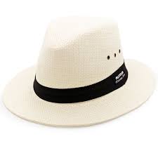 Panama Jack Natural Matte Toyo Safari Sun Hat With Black Band 2 1 2 Brim Upf Spf 50 Sun Protection Large Walmart Com Walmart Com