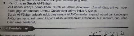 Al fatihah termasuk surat pendek, namun kandungan yang ada di dalamnya begitu luar biasa. Sebutkan Pesan Pesan Pokok Qs Al Fatihah Brainly Co Id