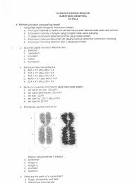 Gen adalah subtansi genetika yang membawa sifat menurun. Soal Substansi Genetika
