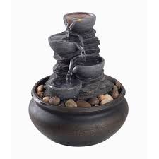 Unique led desktop water fountain rockery landscape home table decor with light. Tabletop Water Fountains Target