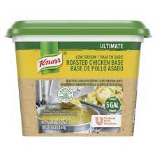 Knorr chicken flavor bouillon cubes blend flavors of chicken, onion, parsley,. Amazon Com Knorr Professional Ultimate Low Sodium Chicken Stock Base Gluten Free No Artificial Flavors Or Preservatives No Added Msg Colors From Natural Sources 1 Lb Pack Of 6 Everything Else