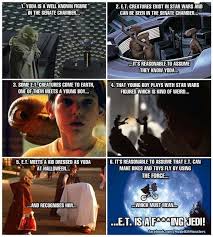 That Would Be An Interesting Sabre Duel Et Is A Jedi Star Wars Memes Funny Pictures