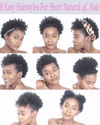 8 Easy Hairstyles For Short Natural 4c Hair That Will Not Damage Your Natural Hair Styles For Black Women Natural Hair Styles Easy 4c Natural Hairstyles Short