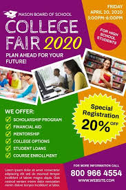 College Fair School Fair Education Poster School Template