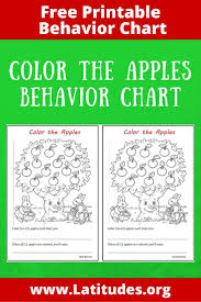 Free Behavior Chart Color The Apples Best Of Third Grade