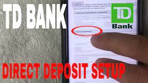 Td void cheque account number. Setup Td Bank Direct Deposit Youtube