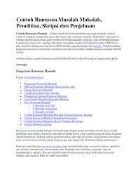 Masalah yang dapat dirumuskan dengan baik, tidak hanya membantu memusatkan pikiran. Https Xdocs Tips Doc Contoh Rumusan Masalah Makalah Vo9e569p6dnj
