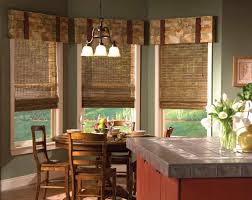 Fashion your own out of plain burlap fabric, or better yet, use printed grain, coffee, or feed sacks. Kitchen Window Treatments Ideas Thatcherite