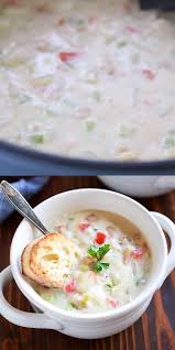 This Delicious Clam Chowder With Potatoes And Vegetables Is One Of My Favorite Easy Soup Recipes To Make During Clam Chowder Recipes Cooking Recipes