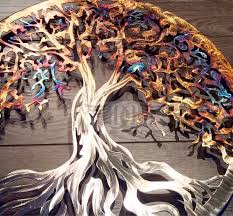 Garden Decor Stainless Steel Tree Of Life Metal Tree Wall Art Tree Wall Art Etsy Wall Art