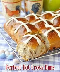 Perfect Hot Cross Buns Great For Brunch At Any Time Of Year Recipe Hot Cross Buns Cross Buns Recipe Cross Buns